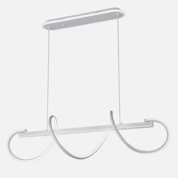 Colgante Yupi Blanco 149w 3000-4000-6000k 13572lm C/luz Ambiente Remoto Y Reg.intensidad Regx97x25cm - Image 2