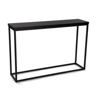 CONSOLA METAL NEGRO 120x80