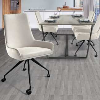 DIANE-SILLA RUEDAS BLANCA-HILO GRIS