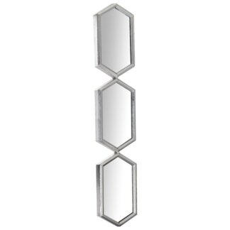 Espejo Metal Plateado 16x4,5x88cm
