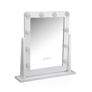 ESPEJO RECTANGULAR CON LUCES GLAM