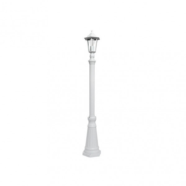 Farola Exterior Aluminio Auriga 1xe27 Blanco Ip44 220x20x20 Cm Regulable En Altura - Image 2