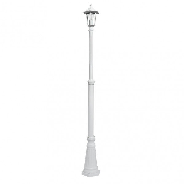 Farola Exterior Aluminio Auriga 1xe27 Blanco Ip44 220x20x20 Cm Regulable En Altura - Image 3