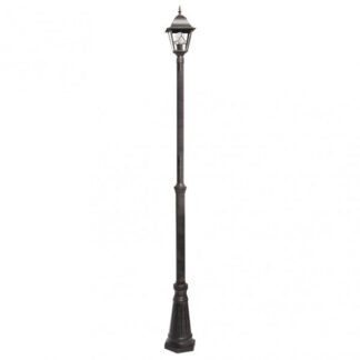 Farola Exterior Aluminio Bootes 1xe27 Marron Ip44  220x18x18 Cm