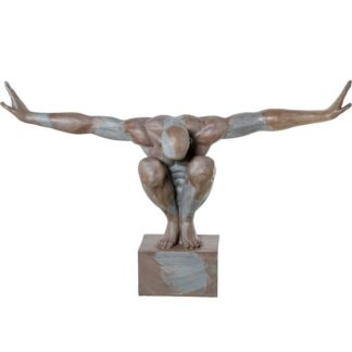 Figura Gimnasta 64cm Resina 100x31x64cm
