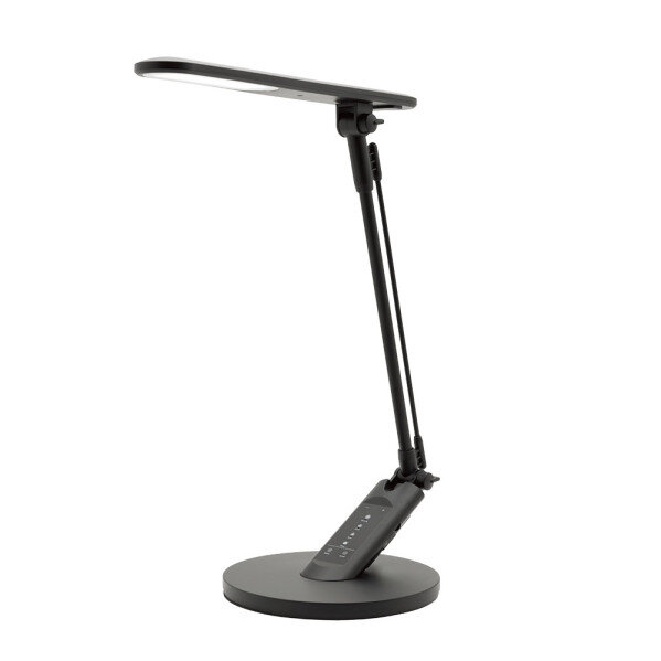 Flexo Clase 7w 3000-4500-6000k Negro 595lm Usb Temporizador,tactil,int.reg,40x19x32,5cm