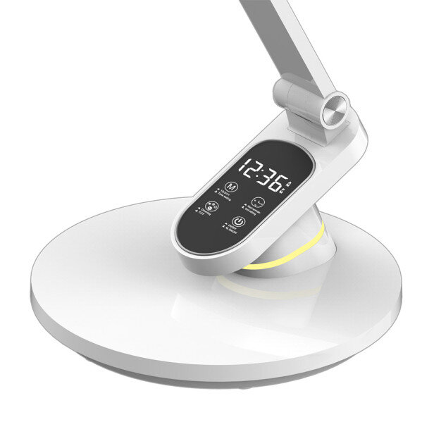 Flexo Hamlet Blanco 10w 800lm 3000-4500-6000k Hora Reg.intensidad Aviso Descanso 44,3x19,1x28,3cm - Image 2