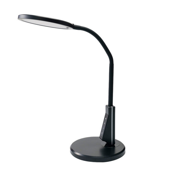 Flexo Pandeo 7w 3000-4500-6000k Negro 595lm Usb Tactil,memoria,int.regulable 62x17,5x17,5cm