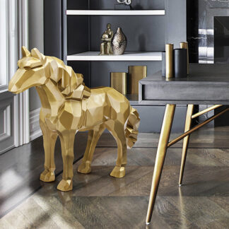 FUTURE HORSE-FIGURA CABALLO ORO