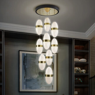 GARDEN- LAMPARA 9L NEGRO-BRONCE