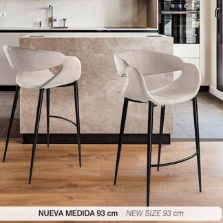 GIRO- TABURETE ALTO PIEDRA-NEGRO