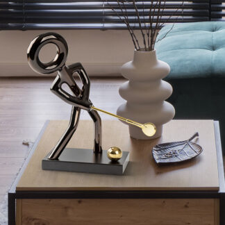 GOLF- FIGURA -NEGRO/ORO