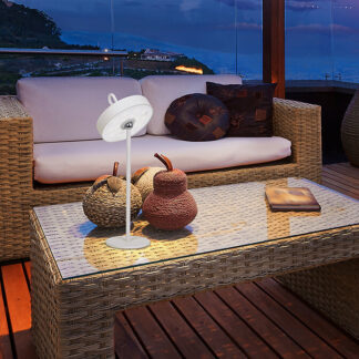 GONG- SOBREMESA LED BLANCO