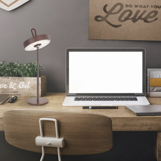 GONG- SOBREMESA LED CORTEN