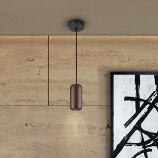 I3-NIMES- LAMPARA 1L NEGRO-MARRON