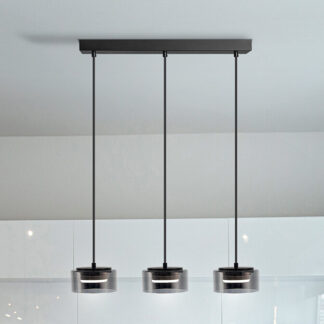 I3-OLAIA- LAMPARA 3L NEGRO-SMOKY