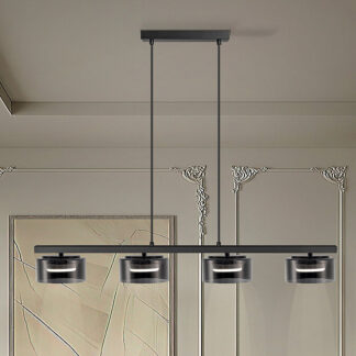 I3-OLAIA- LAMPARA 4L NEGRO-SMOKY