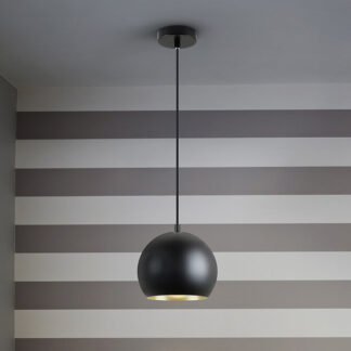 I3-OLENA- LAMPARA 1L -NEGRO/ORO