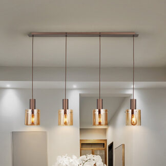 I3-VENIZE- LAMPARA 4L COBRE-AMBAR
