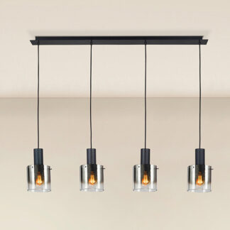 I3-VENIZE- LAMPARA 4L NEGRO-SMOKE
