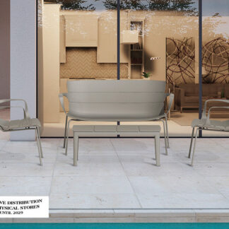 JARA - SET SALON EXTERIOR - GRIS