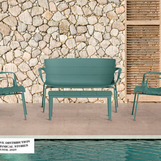 JARA - SET SALON EXTERIOR - VERDE