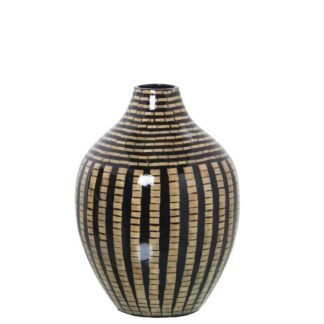 Jarrón Bambú 35cm Ø25x35cm