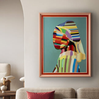 JOVEN CON PERLA POP-PINTURA 84X104