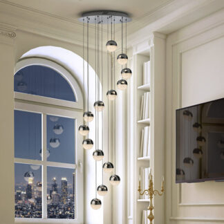 LAMP.14L LED·SPHERE·CR.Ø50 DIM