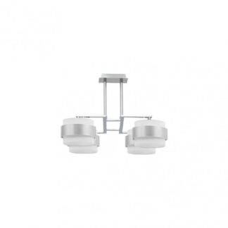 Lampara 4dh Bremen Cromo/blanco-plata 4xe14 Regx60x60 Cm