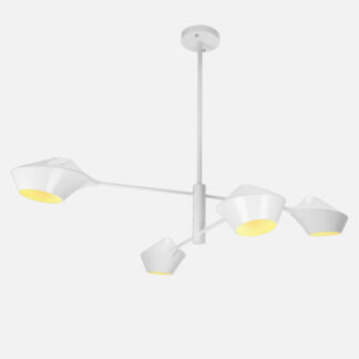 Lampara Beijing 4xe27 Blanco 76x103x103 Cm