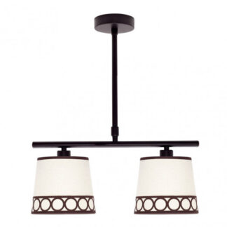 Lampara Dalia 2xe14 Beis/marrón Regx40x16 Cm