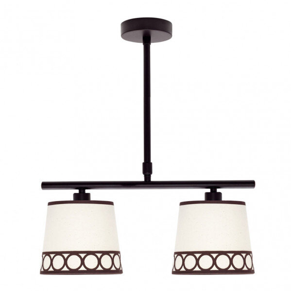 Lampara Dalia 2xe14 Beis/marrón Regx40x16 Cm