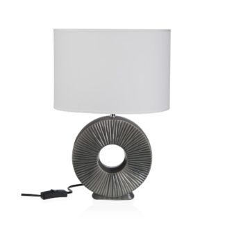 LÁMPARA DE MESA CERAMICA AGERA BEIGE
