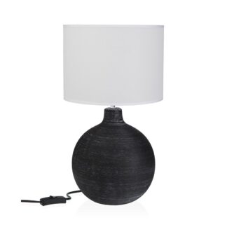 LÁMPARA DE MESA CERAMICA DEWAS NEGRA