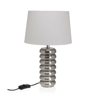 LAMPARA DE MESA TARKO PLATEADO