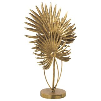 Lámpara De Sobremesa Metal Dorada, 1xe27, Max.60w 38x18x65cm, Base:ø18cm