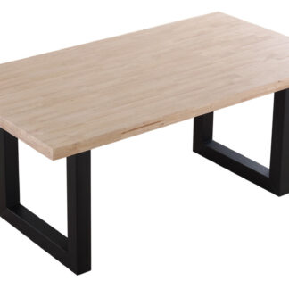 MESA COMEDOR FIJA LOFT 180 x 100 CM ROBLE NORDISH / NEGRO.