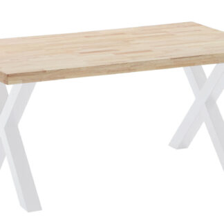 MESA COMEDOR FIJA X-LOFT 160 x 90 CM ROBLE NORDISH / BLANCO.