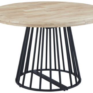 MESA COMEDOR REDONDA EXTENSIBLE 120 - 160 - 200 CM BRAD NORDISH / NEGRO.