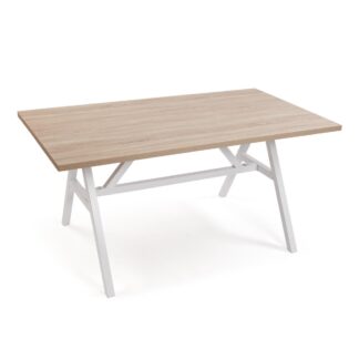 MESA DE COMEDOR SAGAS EN COLOR BLANCO