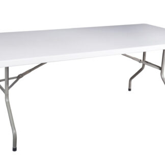 MESA PLEGABLE EVENTOS 200 x 90 CM BLANCO.