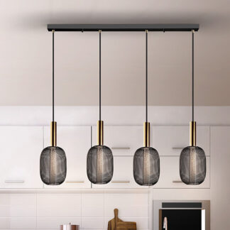 MICRON-LAMPARA 4L ORO/NEGRO