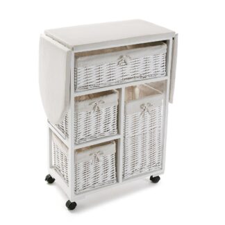 MUEBLE C/ CESTAS  BLANCO