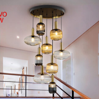 NORMA-LAMP 9L NEGRO-LATON H500 DIM