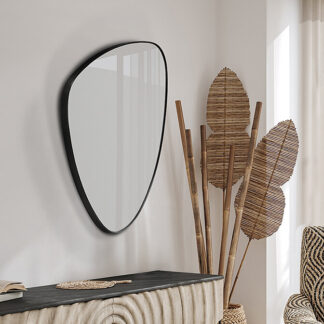 ORIO-ESPEJO TRIANG 84X55 NEGRO