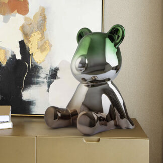 OSITO- FIGURA -GRIS/VERDE