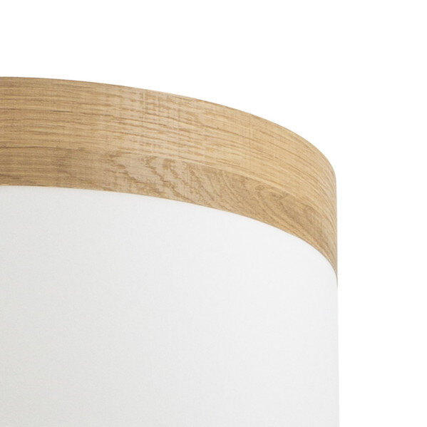 Pantalla Colgante Cloe M10 Blanca/madera-clara 50dx50dx22h Difusor Incluido - Image 2