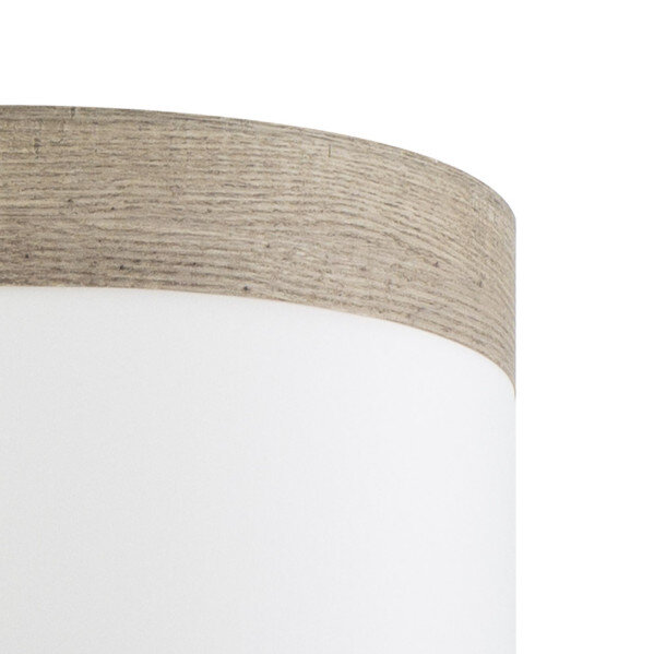 Pantalla Colgante Cloe M10 Blanca/madera-gris 50dx50dx22h Difusor Incluido - Image 2
