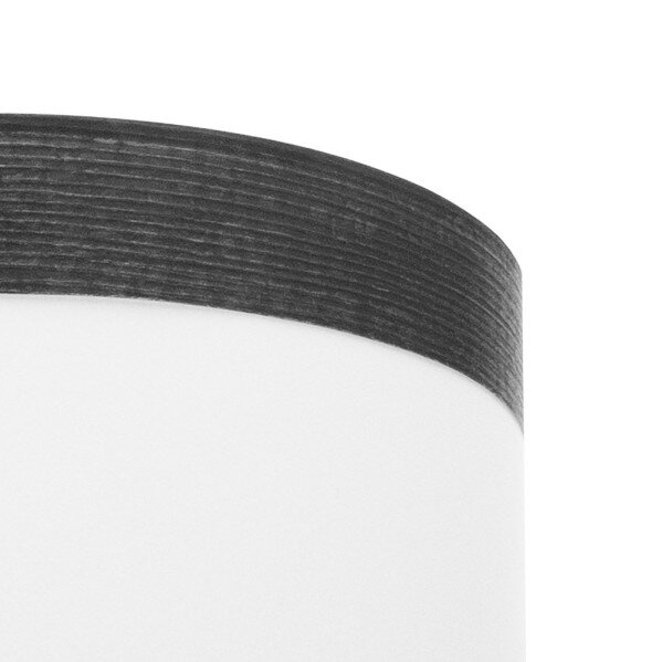 Pantalla Colgante Cloe M10 Blanca/madera-negra 50dx50dx22h Difusor Incluido - Image 2